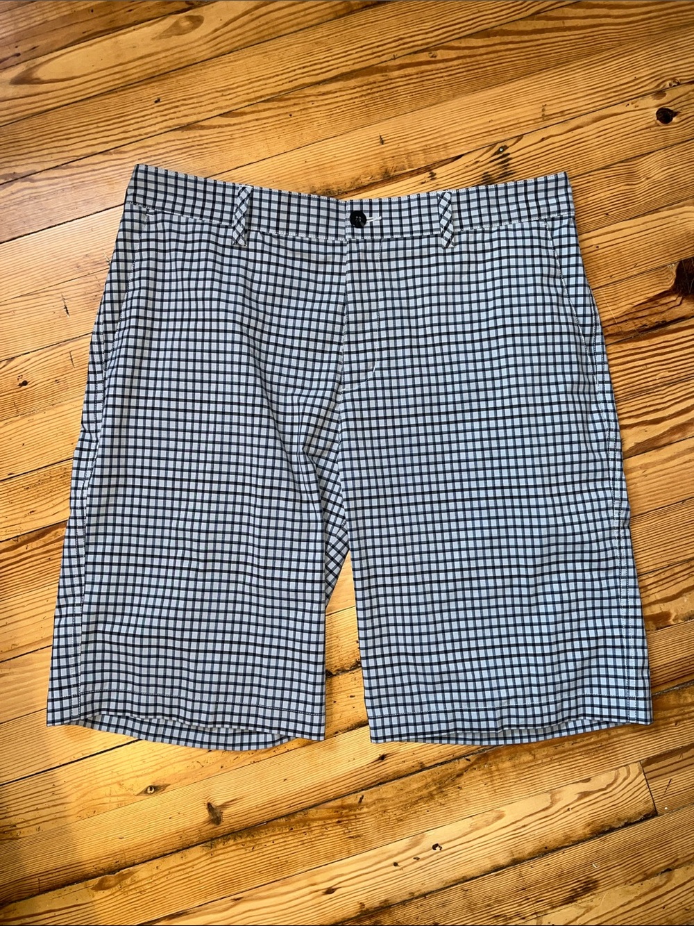 Adidas Gingham Style Athletic Shorts
